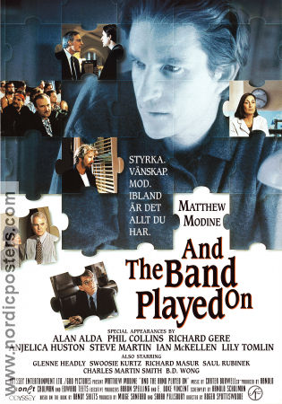 And the Band Played On 1993 poster Alan Alda Roger Spottiswoode
