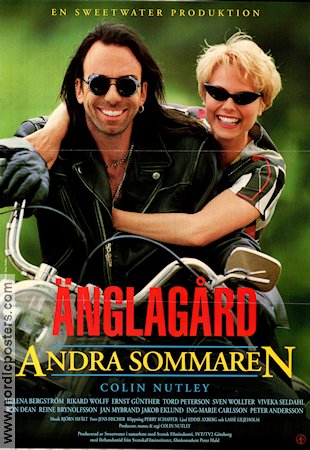 Änglagård andra sommaren 1993 movie poster Helena Bergström Rikard Wolff Viveka Seldahl Ernst Günther Colin Nutley Motorcycles Glasses