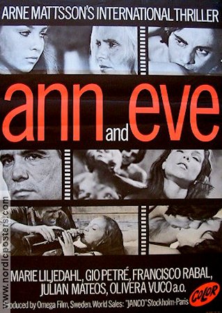 Ann and Eve 1969 poster Gio Petré Arne Mattsson