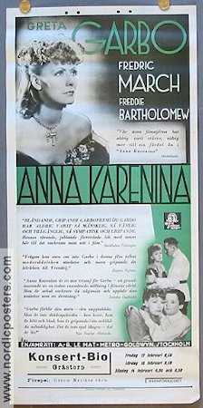 Anna Karenina 1936 poster Greta Garbo