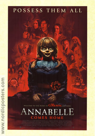 Annabelle Comes Home 2019 movie poster Vera Farmiga Patrick Wilson Mckenna Grace Gary Dauberman