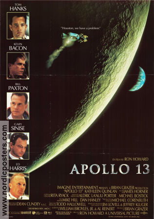 Apollo 13 1995 poster Tom Hanks Ron Howard