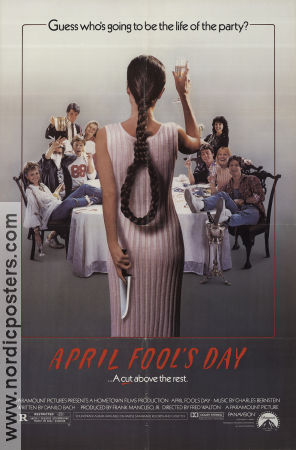 April Fool´s Day 1986 movie poster Deborah Foreman Jay Baker Fred Walton