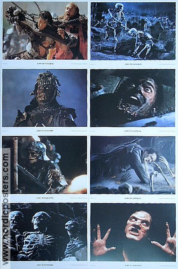 Army of Darkness Evil Dead 3 1992 large lobby cards Bruce Campbell Sam Raimi