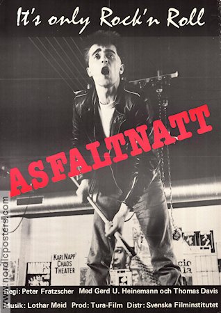 Asphaltnacht 1980 movie poster Peter Fratzscher