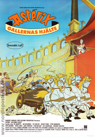 Astérix et la surprise de César 1985 poster Roger Carel Gaetan Brizzi
