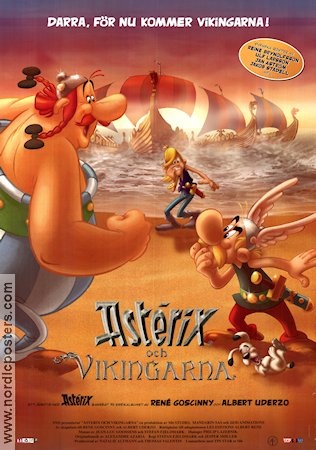 Asterix et les Vikings 2006 poster Roger Carel Stefan Fjeldmark