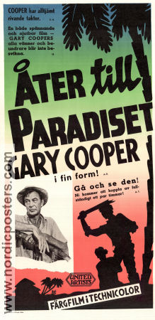 Return to Paradise 1953 poster Gary Cooper Mark Robson