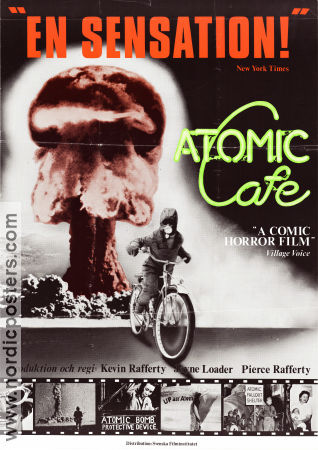 The Atomic Cafe 1982 movie poster Paul Tibbets Harru S Truman Kevin Rafferty Documentaries Politics