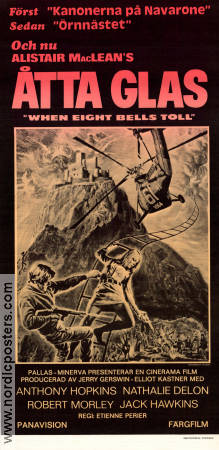 When Eight Bells Toll 1971 movie poster Anthony Hopkins Jack Hawkins Etienne Périer Writer: Alistair Maclean