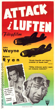 Flying Leathernecks 1951 poster John Wayne Nicholas Ray