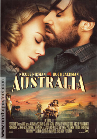Australia 2008 movie poster Nicole Kidman Hugh Jackman Shea Adams Baz Luhrmann