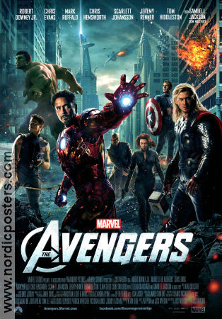 The Avengers 2012 movie poster Robert Downey Jr Chris Evans Scarlett Johansson Joss Whedon Find more: Marvel