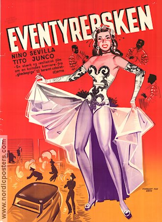 Aventurera 1950 movie poster Nino Sevilla Tito Junco Country: Mexico