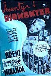 Adventure in Diamonds 1940 poster George Brent