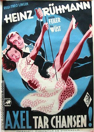 Hauptsache glücklich 1942 movie poster Heinz Rühmann