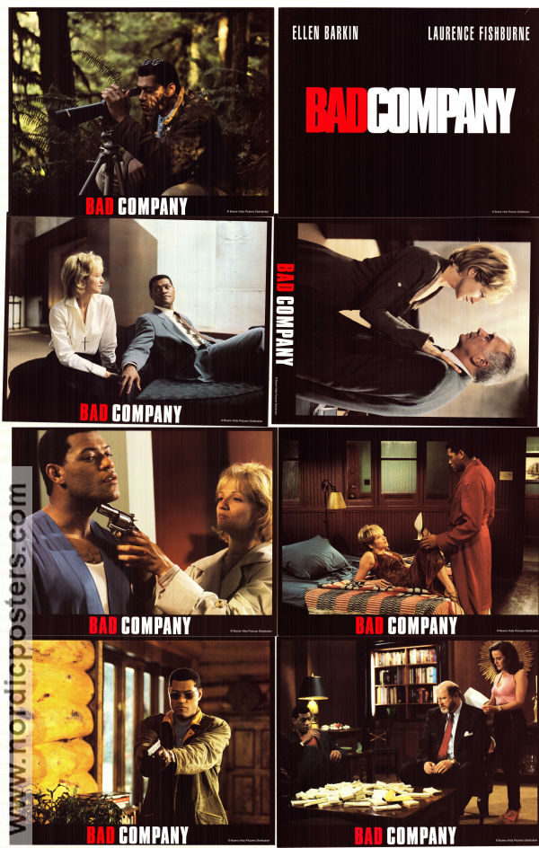 Bad Company 1995 lobby card set Laurence Fishburne