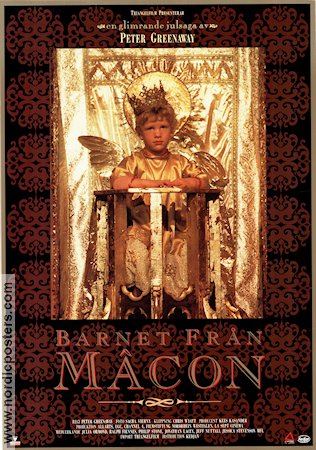 Baby of Macon 1993 poster Julia Ormond Peter Greenaway