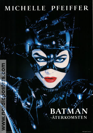 Batman Returns 1992 poster Michelle Pfeiffer Tim Burton
