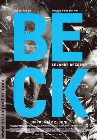 Beck levande begravd 2008 movie poster Peter Haber Mikael Persbrandt Ingvar Hirdvall Harald Hamrell Find more: Martin Beck From TV Police and thieves