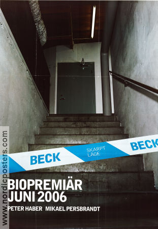 Beck skarpt läge 2006 poster Peter Haber Harald Hamrell