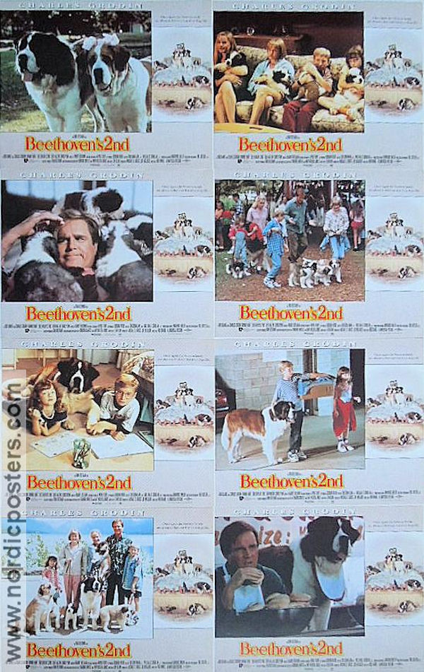 Beethoven´s Second 1993 large lobby cards Charles Grodin
