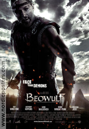 Beowulf 2007 poster Ray Winstone Robert Zemeckis