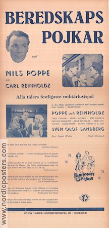 Beredskapspojkar 1941 poster Nils Poppe