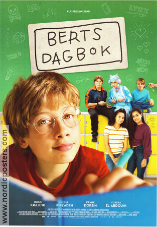 Berts dagbok 2020 movie poster Hugo Krajcik Julia Pirzadeh Frank Dorsin Michael Lindgren School