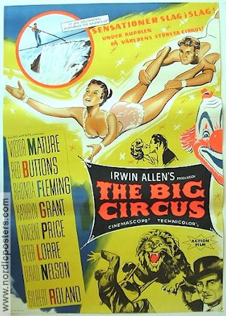 The Big Circus 1959 poster Victor Mature Joseph M Newman