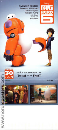 Big Hero 6 2014 movie poster Ryan Potter Don Hall Animation Robots