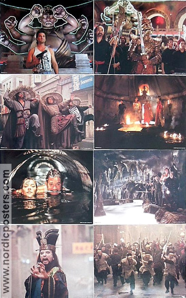 Big Trouble in Little China 1986 lobby card set Kurt Russell Kim Cattrall John Carpenter Poster artwork: Drew Struzan
