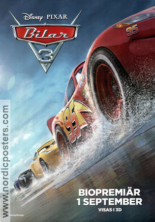 Cars 3 2017 movie poster Owen Wilson Brian Fee Cars and racing Animation