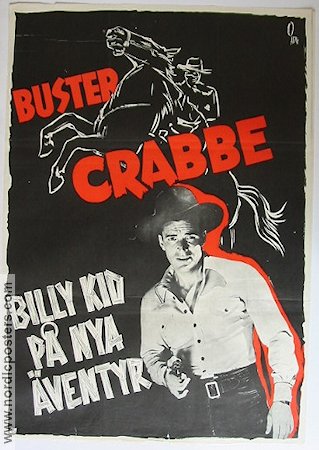 Billy the Kid Trapped 1946 movie poster Buster Crabbe