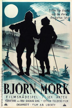 Björn Mörk 1924 movie poster Ragnar Ring