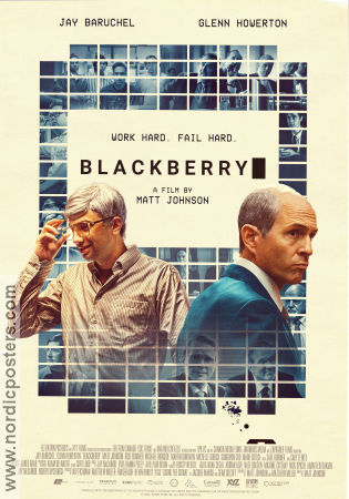 Blackberry 2023 movie poster Jay Baruchel Glenn Howerton Matt Johnson Matt Johnson