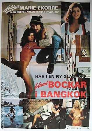 Drei Bayern in Bangkok 1976 movie poster Marie Ekorre