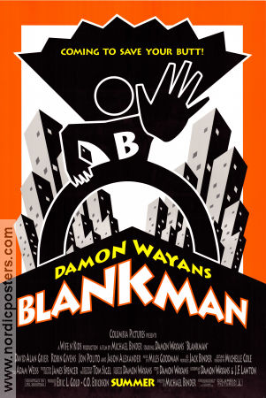 Blankman 1994 poster Damon Wayans Mike Binder