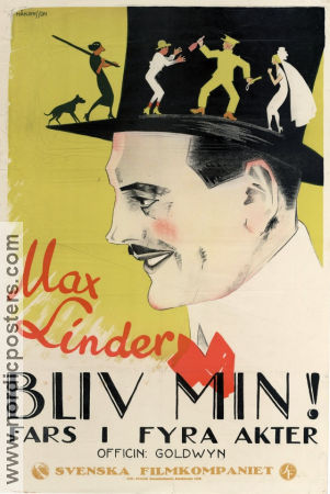 Be My Wife 1921 poster Alta Allen Max Linder