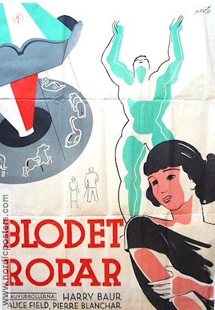 Cette vieille canaille 1935 movie poster Harry Baur Art Deco