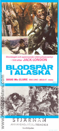 Die blutigen Geier von Alaska 1973 movie poster Doug McClure Harald Leipnitz Angelica Ott Harald Reinl