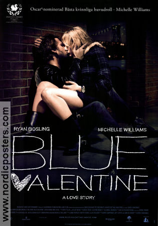 Blue Valentine 2010 movie poster Ryan Gosling Michelle Williams Derek Cianfrance Romance