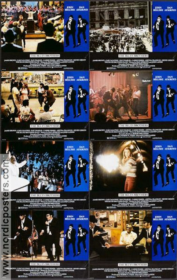 The Blues Brothers 1980 large lobby cards John Belushi John Landis