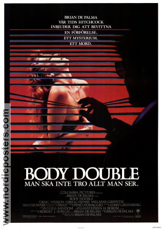 Body Double 1984 poster Craig Wasson Brian De Palma