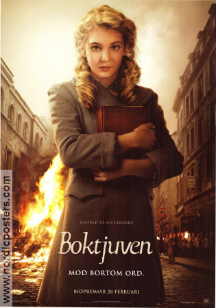 The Book Thief 2013 movie poster Sophie Nélisse Geoffrey Rush Emily Watson Brian Percival