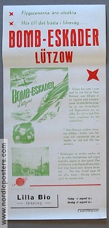 Bomb-eskader över Lützov 1941 movie poster Hans Bertram War
