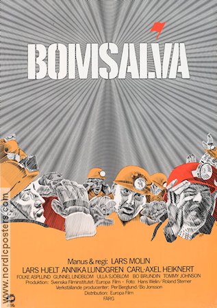 Bomsalva 1978 movie poster Egon Andersson Lars Molin