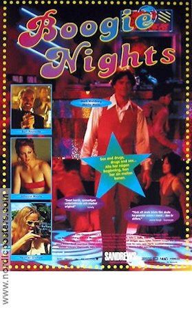 Boogie Nights 1997 movie poster Mark Wahlberg Burt Reynolds Heather Graham Paul Thomas Anderson Disco