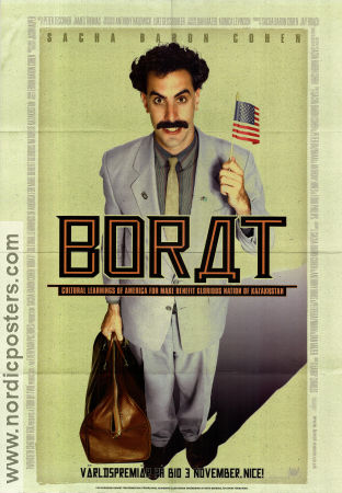 Borat 2006 poster Sacha Baron Cohen Larry Charles