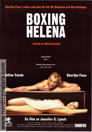 Boxing Helena 1993 poster Julian Sands Jennifer Lynch